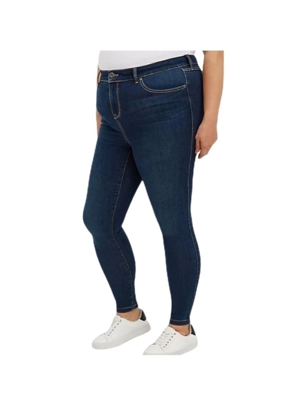 22R • Torrid • MIDFIT SUPER SKINNY JEAN - SUPER SOFT DARK WASH